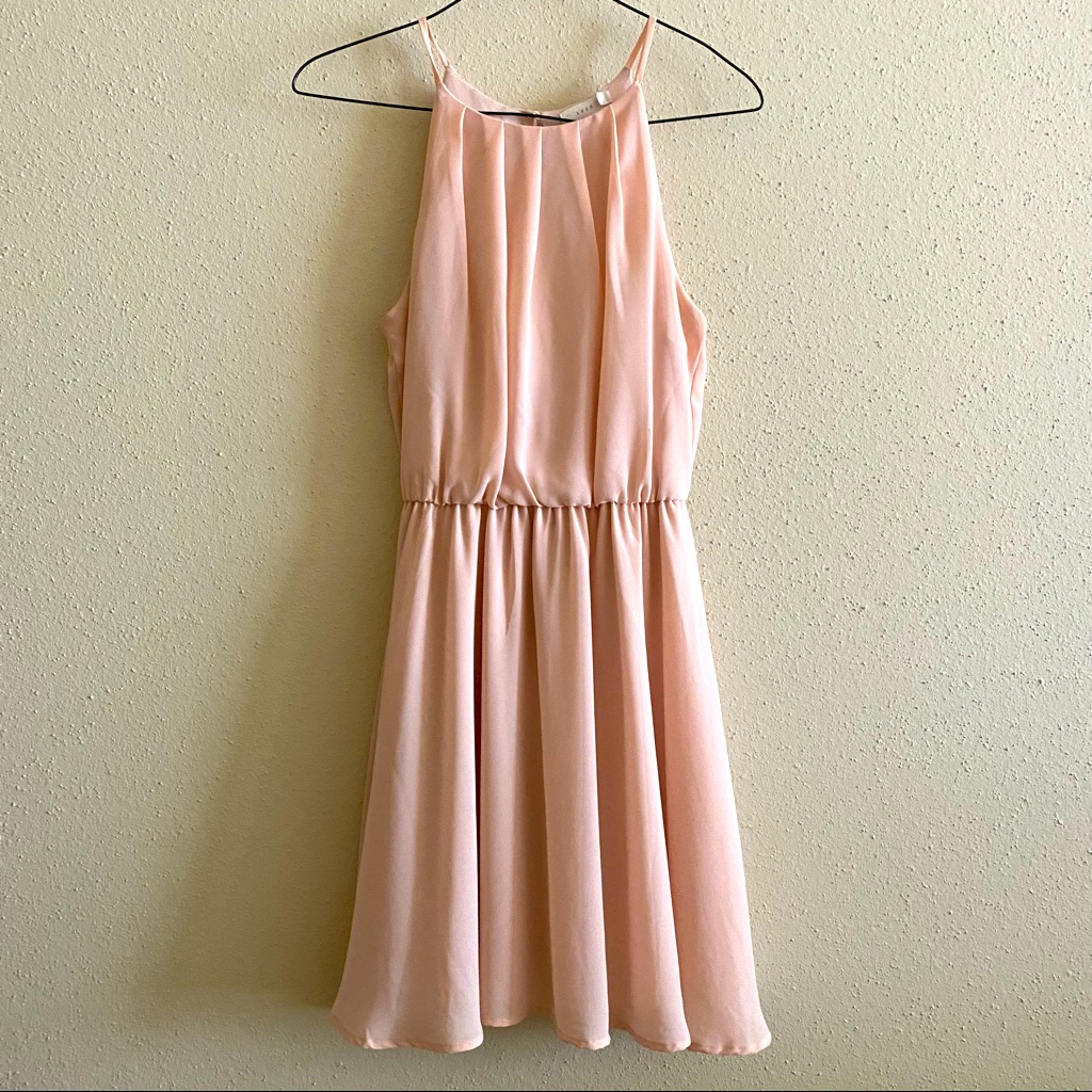 Blush Chiffon Dress
